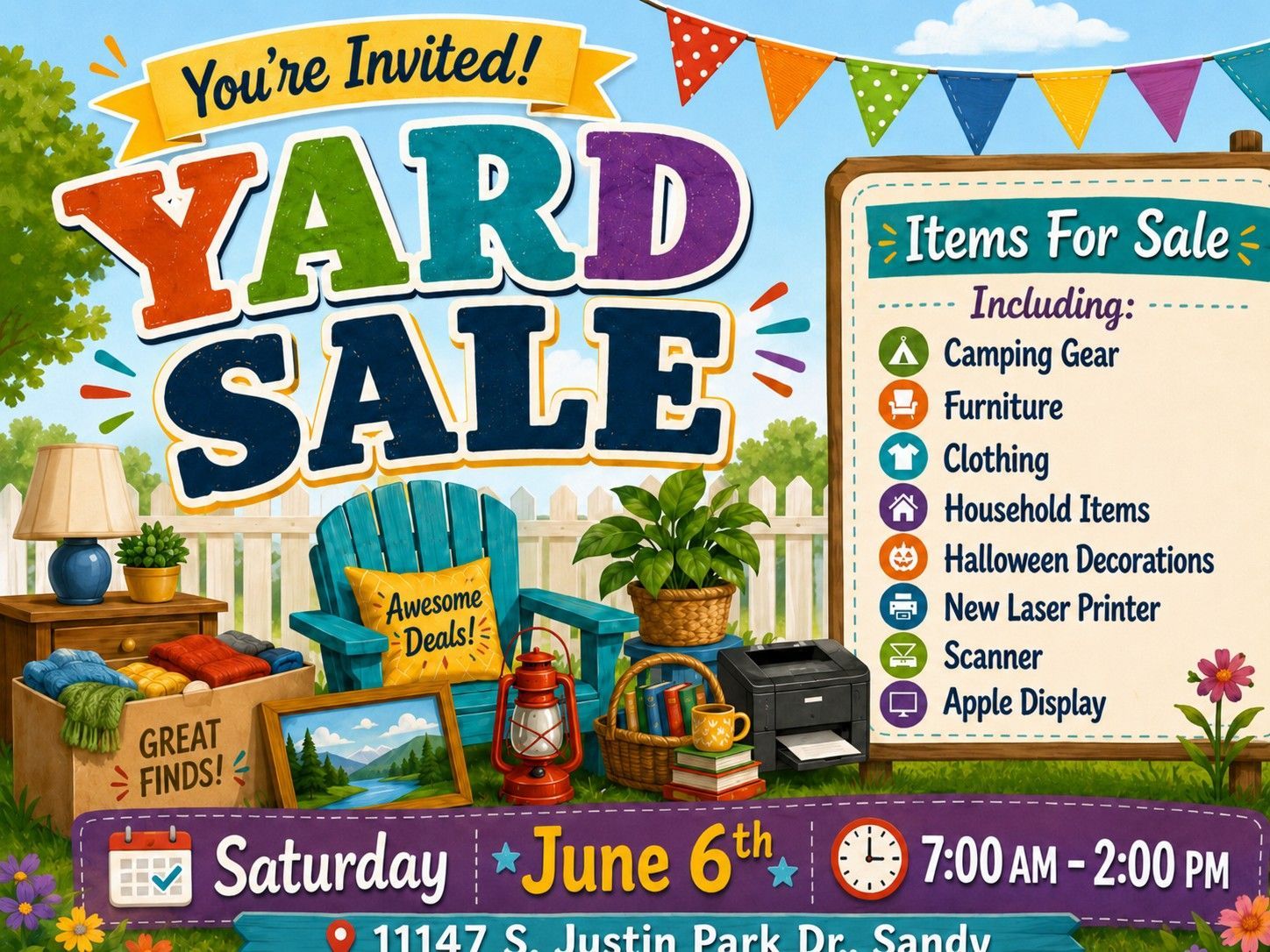 Yard Sale - Sandy