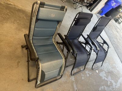 3 reclining chairs