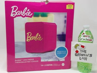 NEW Hot Pink Barbie Mini Fridge