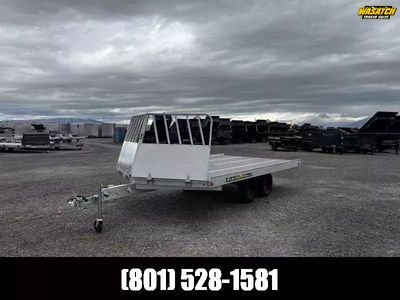 2026 Aluma 8.5x14 8614D Aluminum Snowmobile Traile