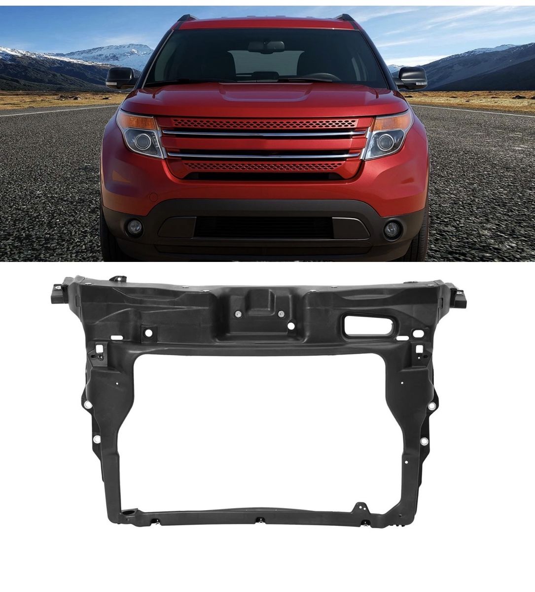 Radiator Support Assembly For Ford Explorer 2011-2015 Base Limited Sport XLT