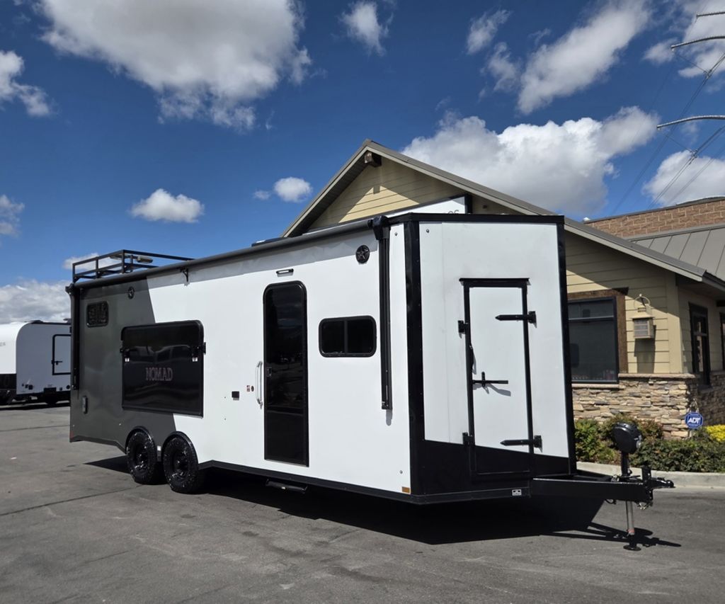 8x24 / 8.5x24 Nomad 24FK SE Toy Hauler Travel Trailer Enclosed R.V. Stealth Nomad 2026
