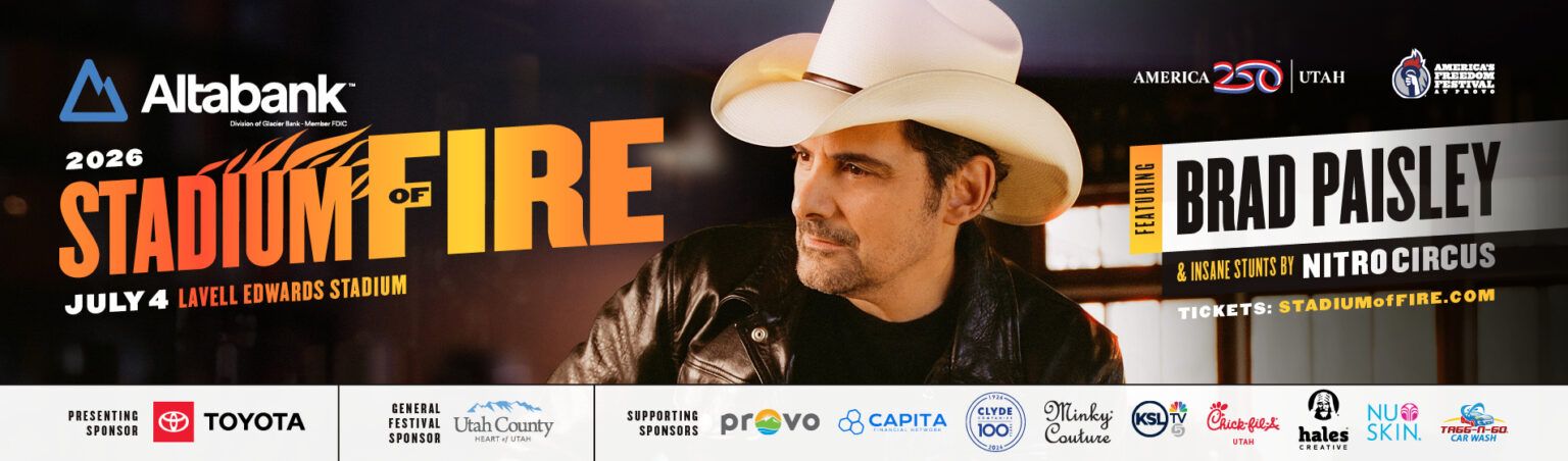 Brad Paisley & Nitro Circus Stadium of Fire Tickets - July 4, 2026, LaVell Edwards Stadium, Provo, UT