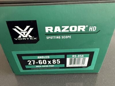 NEW Vortex Razor HD 27-60x85 Angled Spotting Scope