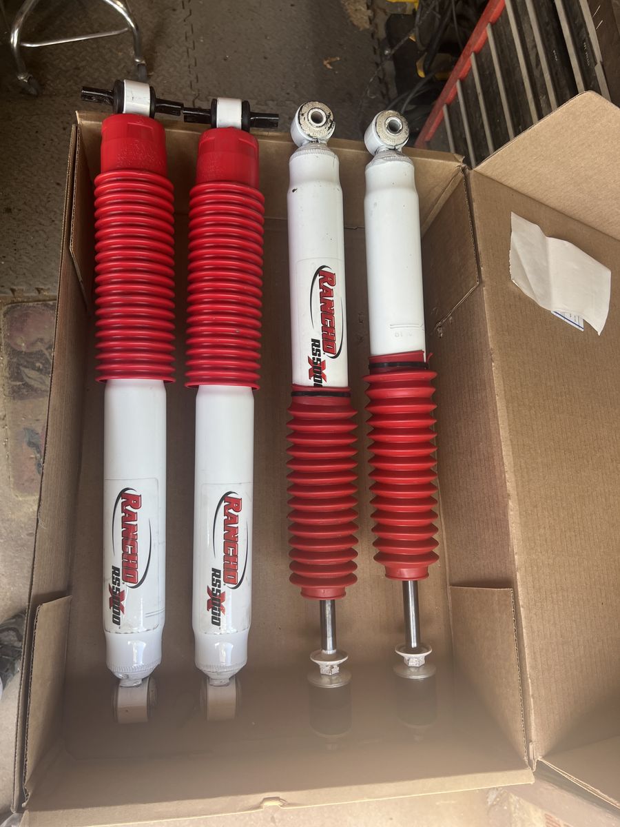 Rancho RS5000 Gas Shocks for Jeep Wrangler