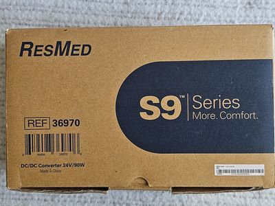 ResMed S9 DC/DC Converter 24V/90W #36970 – Complete in Box