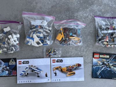 LEGO Star Wars Bundle: 7166 Imperial Shuttle, 75244 Tantive IV, 75364 New Republic E-wing, 75364 Shin Hati’s Jedi Starfighter