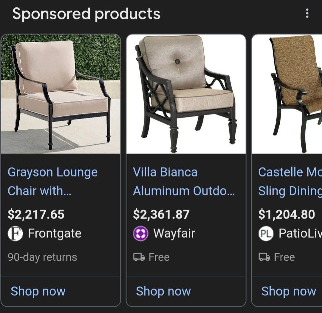 Two Classic Chairs 500.00 each