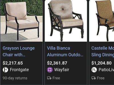 Two Classic Chairs 500.00 each