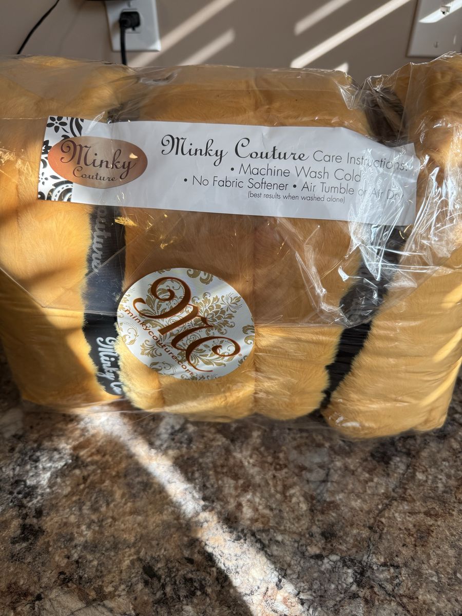 New Minky couture blanket