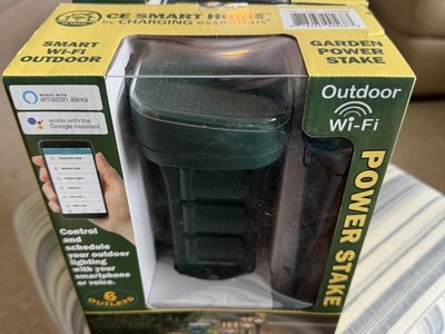 Power stake for outside lights