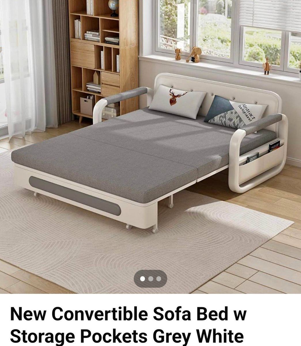 Nesscarsti Bed Sofa Brand New Grey White.