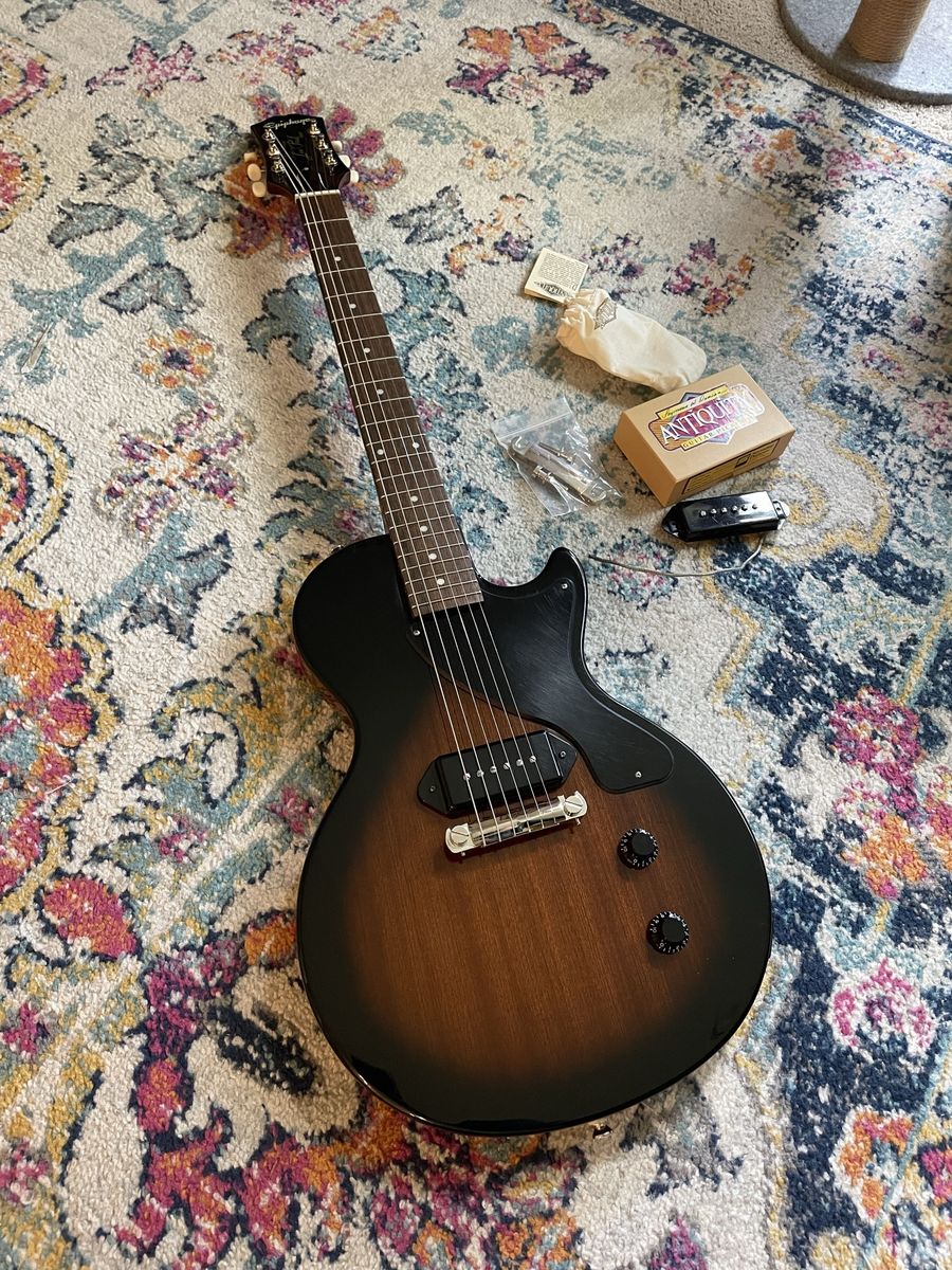 Upgraded Les Paul Jr Seymour Duncan Epiphone