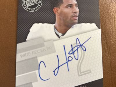 BYU Cougars Cody Hoffman Autographed Wide Receiver Football Card - Press Pass Authentics, 2014 Certified Hand Signed