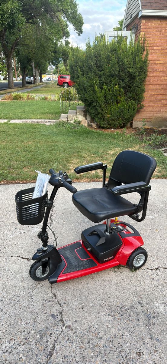Pride Mobility Go-Go Ultra X 3-Wheel Mobility Scooter Red