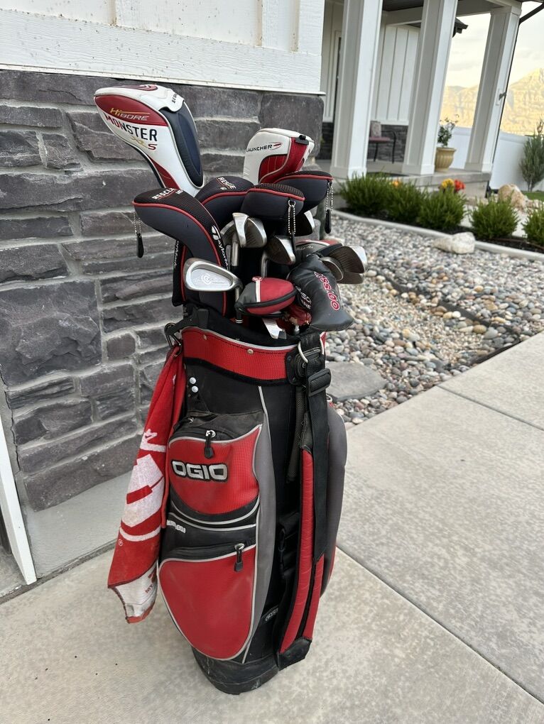 Golf Clubs And Bag