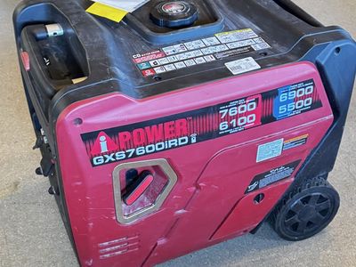 iPower GXS7600iRD 7600W/6100W Dual Fuel Portable Inverter Generator w/ Remote Start