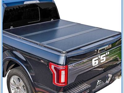 Whalemotor Hard Folding Truck Bed Tonneau Cover Compatiable with Dodge Ram 1500 Classic&New[hidden information
