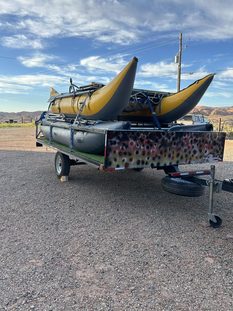 14' Boat Trailer With Winch