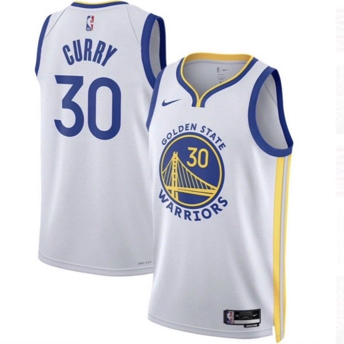 Stephen Curry #30 | 4XL | Golden State Warriors | White Jersey - Association Edition | MOJ002