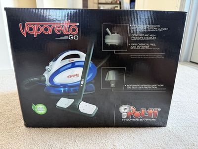 Polti Vaporetto Go Portable 19-Piece Handheld Steam Cleaner - Chemical-Free, 280°F Steam