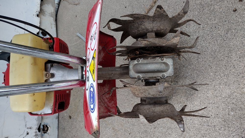 Mantis tiller model TEH021UB24RB used will need ca