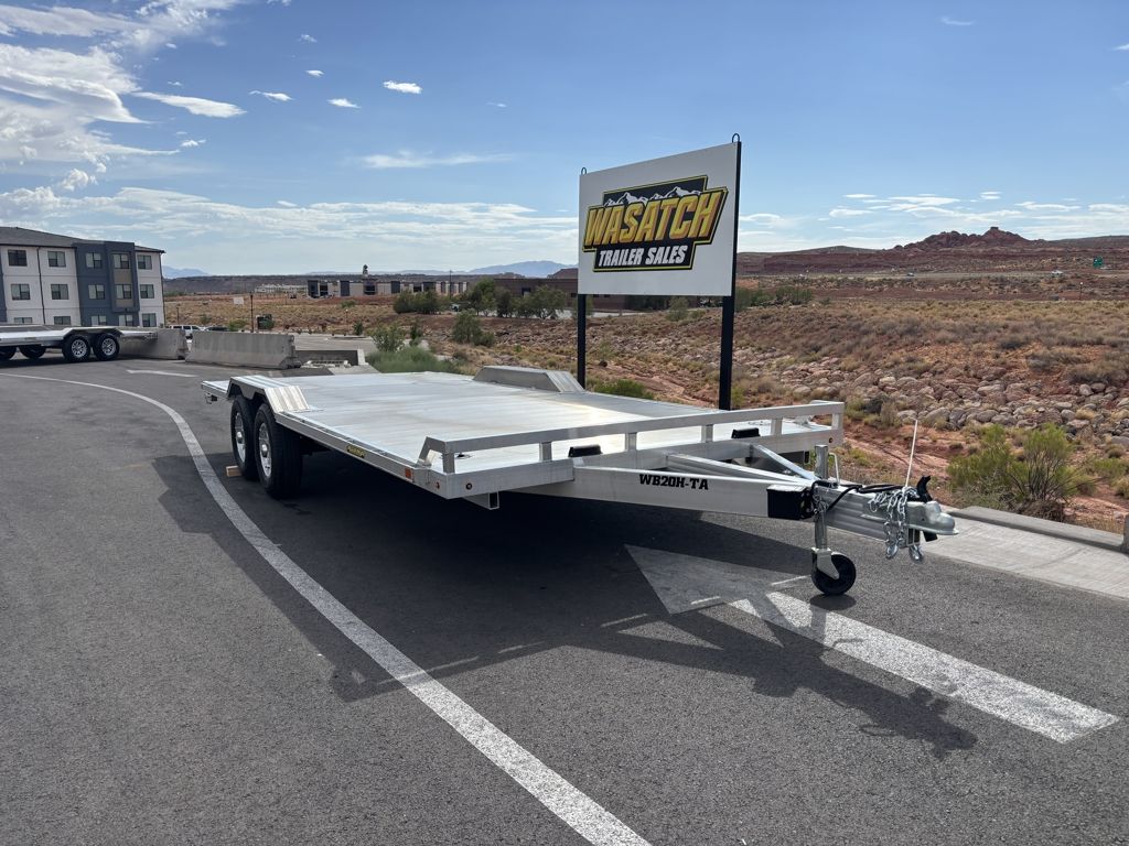 2027 Aluma 20' Heavy Wide Body Flatbed 15'' Aluminum Wheels