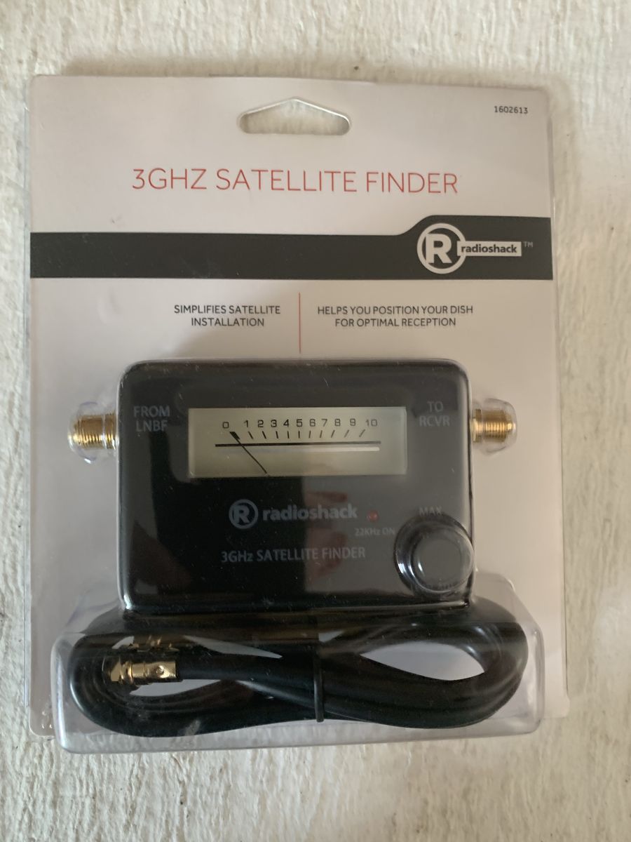 RadioShack 3GHz Satellite Finder Meter (Model 1602613) New in Package