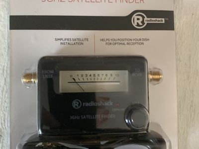 RadioShack 3GHz Satellite Finder Meter (Model 1602613) New in Package