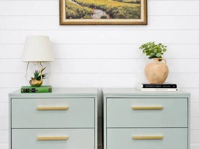 Modern Set of 2 Drawer Nightstands | Modern Nightstands | Nightstands Drawers