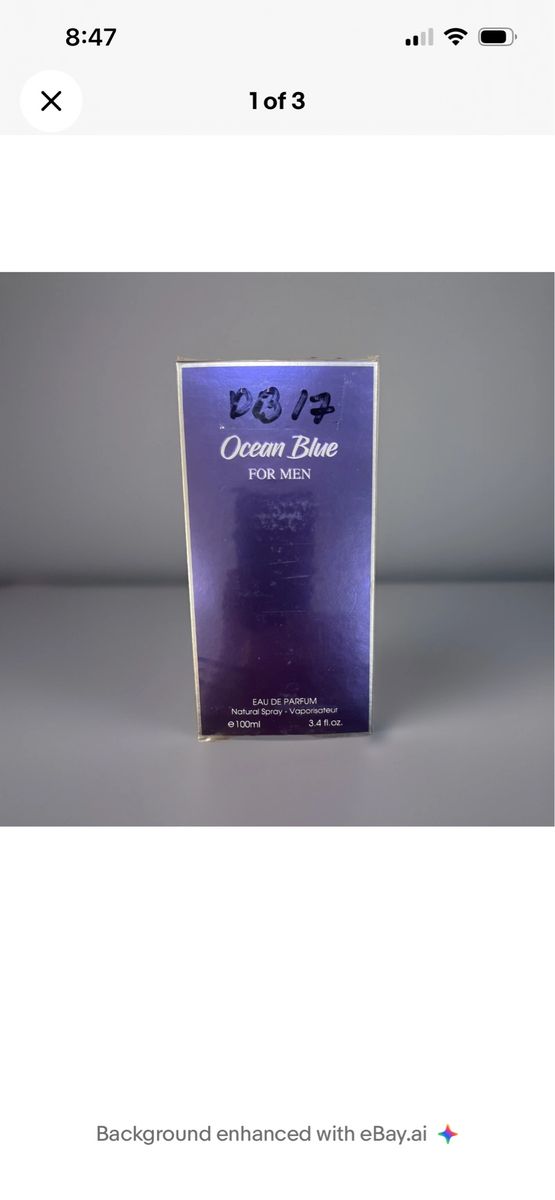 OceAn Blue Cologne FOr Men new