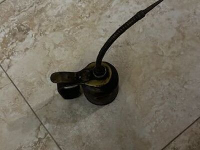 Vintage Eagle Oil Can Thumb Trigger Pump Oiler