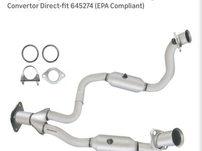 ABYSMauto Direct-Fit Catalytic Converter for Ford F-250/F-350 Super Duty 5.4L/6.8L V8 (2008-2010), EPA Compliant
