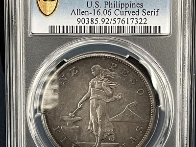 1905 S US Philippines Peso Curved Serif