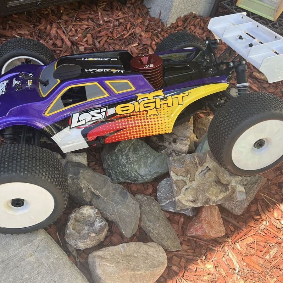 HTF Spectrum Losi 1/8 Scale 8IGHT-T 4X4 Nitro Buggy Truggy RTR, Discontinued