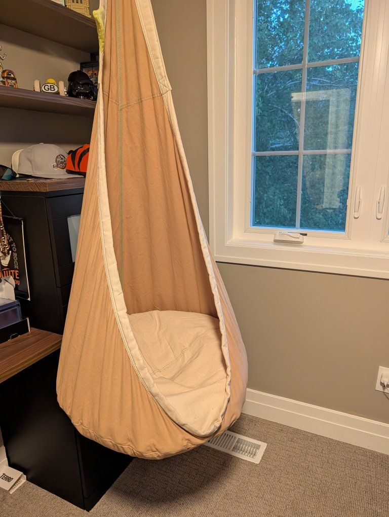 La Siesta Joki Hanging Chair - Cotton TreePod Swing for Kids (Hardware Included)
