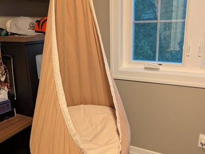 La Siesta Joki Hanging Chair - Cotton TreePod Swing for Kids (Hardware Included)