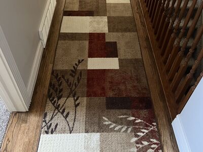 Maples Highland Textured Patchwork Print Area Rug