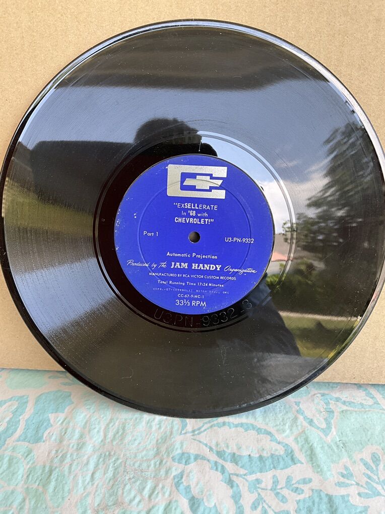 Chevrolet Sales Promotion Recordings 1968