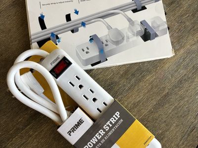 Power Strip and Mounting Straps Bundle