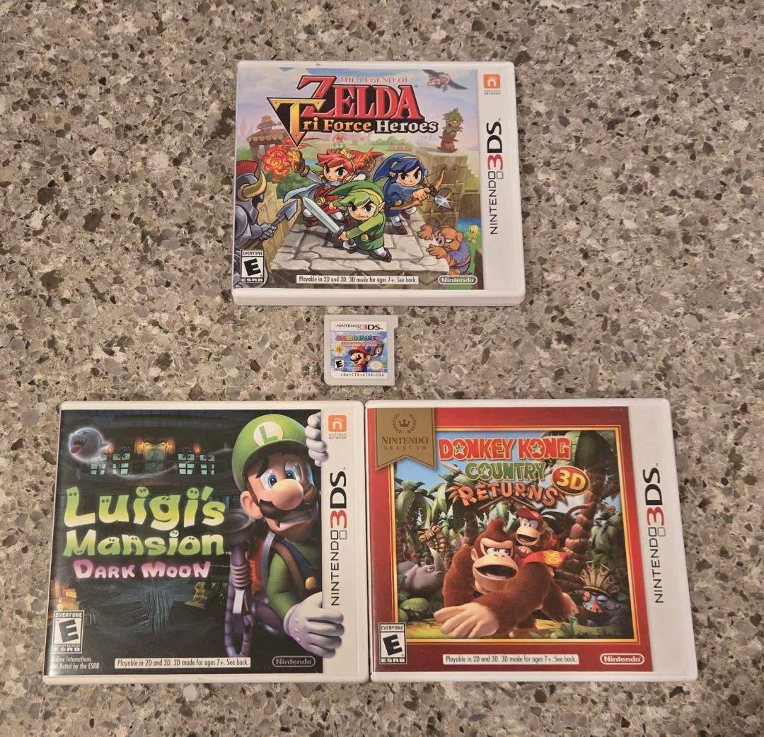 Nintendo 3ds games $15 each including Zelda Tri Force~! Trades considered!