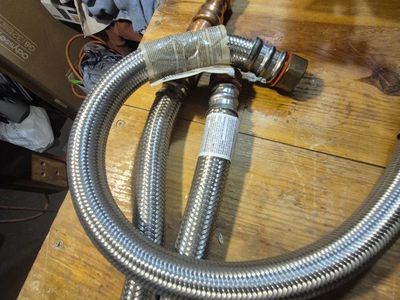 Moving Sale Out state!EVERBILT 12in. 3/4" flexible Pipe.Water Heater Connectors.$40.00 OBO cash only !