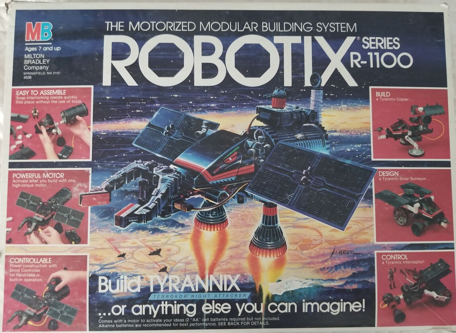 Robotix R-1100 Box and Accessories