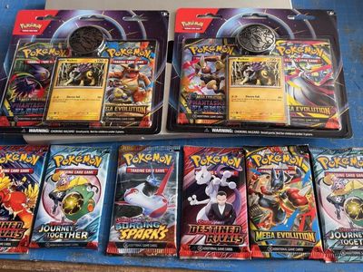 Sealed Pokémon TCG Bundle: Blisters & Booster Packs