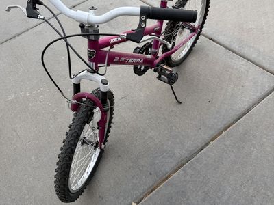 Kent 2.0 Terra ATB20 Youth Mountain Bike - Pink/Purple, Front Suspension, Shimano Gearing