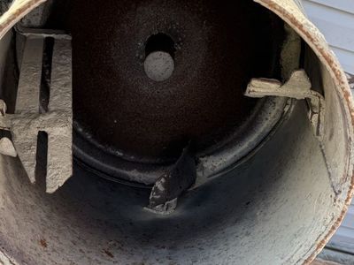 Older full size cement mixer with motor