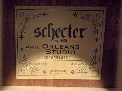 Schecter Orleans Studio Acoustic-Electric Guitar