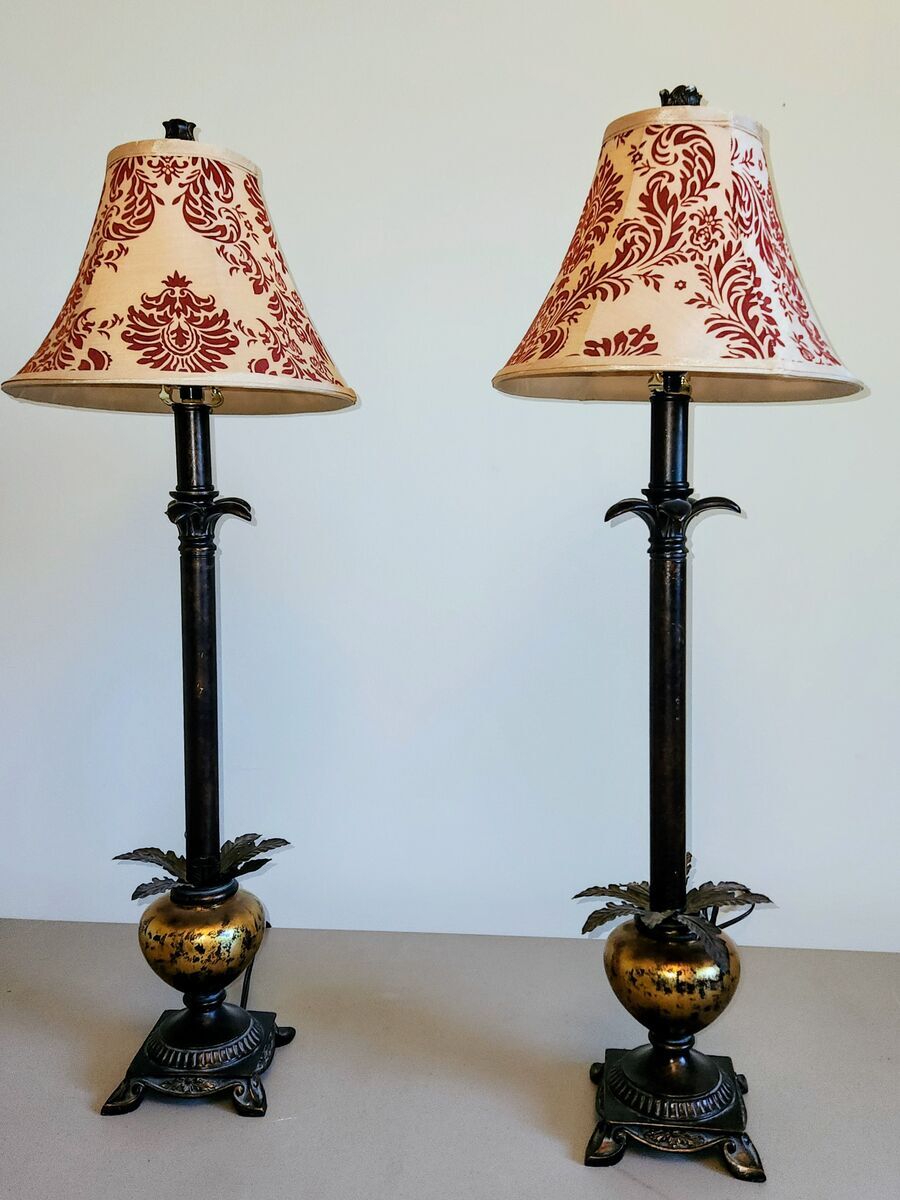 NEW LOWER PRICE: Unique pair of vintage lamps from Nashville Estate Sale