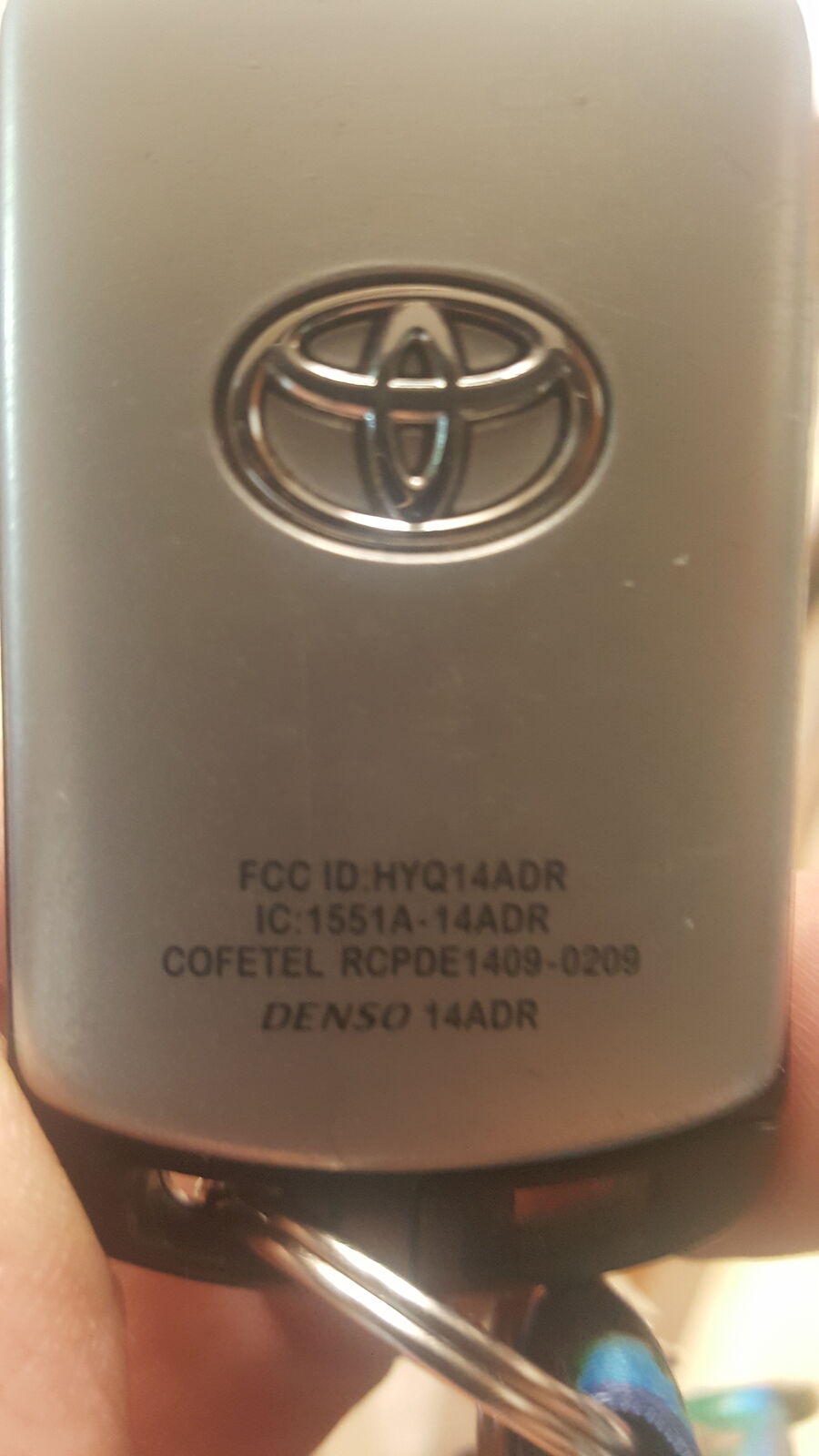 keyless entry fob for toyota - programmable