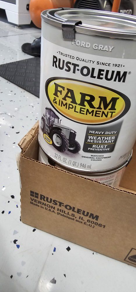 Rustoleum Farm And Implement Paint Ford Gray!